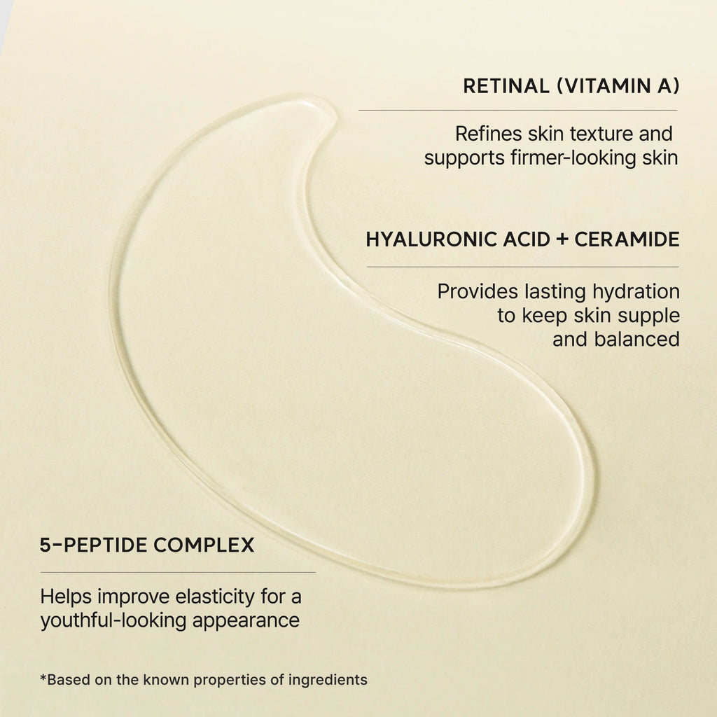 Arencia Retinal Boosting Eye Mask | Hidratación y firmeza · 60 parches