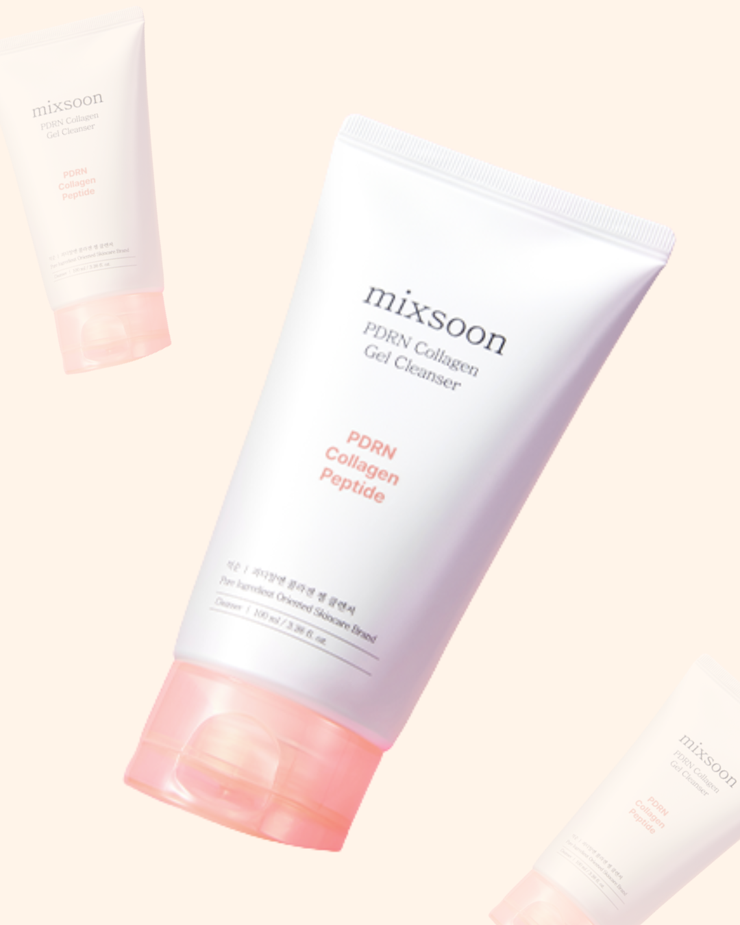 mixsoon PDRN Collagen Gel Cleanser para Limpieza Suave y Elasticidad